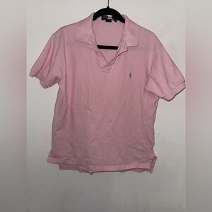Polo by Ralph Lauren Men's Pink Polo Shirt